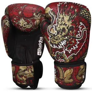 Gants de boxe Thaï Buddha Fight Wear Fancy Dragon image-0