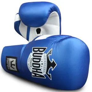 Guantes de boxeo tailandés de cuero y cuerda Buddha Fight Wear image-0