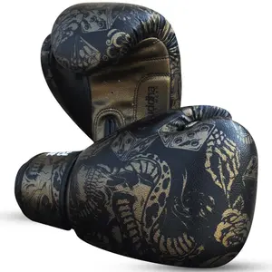 Gants de boxe Thaï Buddha Fight Wear Night Skull image-1