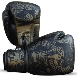 Gants de boxe Thaï Buddha Fight Wear Night Skull image-2