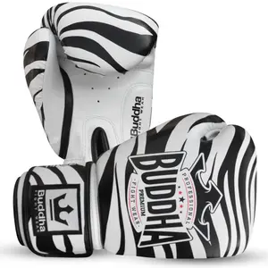 Gants de boxe Thaï Buddha Fight Wear Zebra image-3