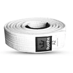 Cinturón de jiu-jitsu brasileño para principiantes Buddha Fight Wear image-0