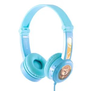 Casque audio pliable avec réglage volume en 3 niveaux enfant BuddyPhones Travel image-0