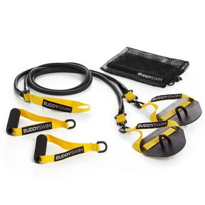 elastischer Widerstand mit Klinge und austauschbaren Griffen Seile BuddySwim Super stroke dryland Light