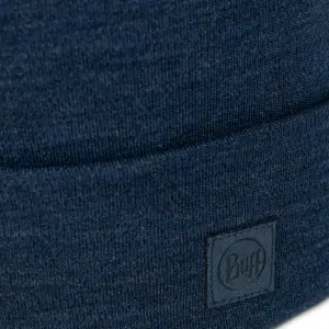 Bonnet épais en laine mérinos femme Buff Solid image-1