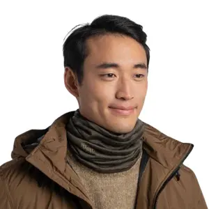 Mid-thick merino wool choker Buff image-0