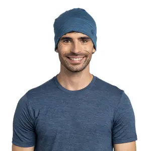 Merino Hat Buff Multirayures image-1