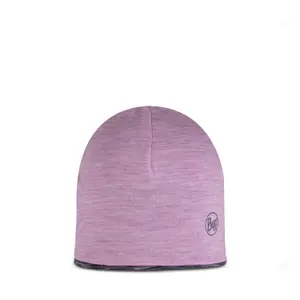 Lightweight multi-stripe merino wool hat for girls Buff image-0