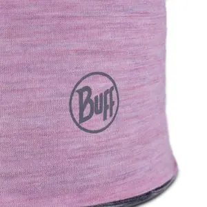 Lightweight multi-stripe merino wool hat for girls Buff image-2