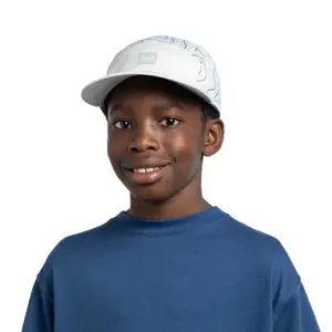 Children's 5 Panel Cap Buff Go Suber image-1