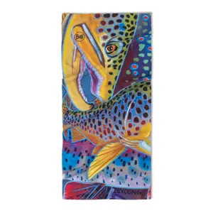 Necklace Buff Angler Coolnet Uv® Derek Trout Confetti image-1