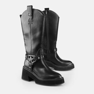 Women's boots Buffalo Bull Star Biker Hi image-2