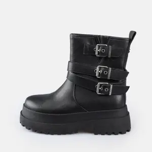 Women's boots Buffalo Pluto Farmer Biker image-1