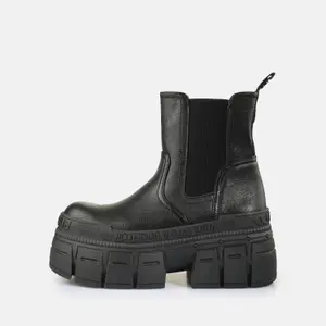 Vegan nappa ankle boots for women Buffalo Gospher Chelsea image-1