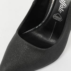 Vegan textile high heels for women Buffalo Sienna Pump image-4