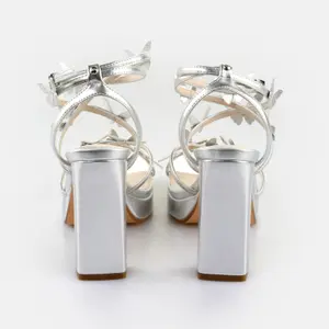 Women's heeled sandals Buffalo June MSS Butterfly image-4