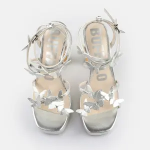 Women's heeled sandals Buffalo June MSS Butterfly image-3