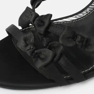 Vegan Satin High Heel Sandalen für Frauen Buffalo Miranda LB image-3