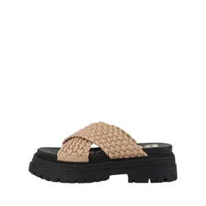 Wedge mules for women Buffalo Lennox