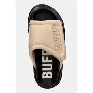 Vegan Wedge Mules Nylon Buffalo Palma Velcro image-3