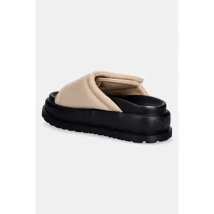 Vegan Wedge Mules Nylon Buffalo Palma Velcro image-2