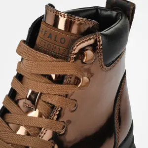 Vegan patent laarsjes voor dames Buffalo Aspha image-5