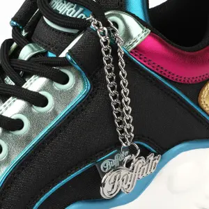 Vegan nappa/textile trainers for women Buffalo Binary Glam image-6