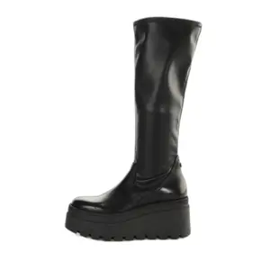 Botas de couro com patente para mulheres Buffalo Lift
