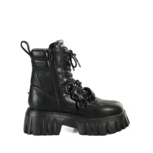 Nappa vegan boots for women Buffalo Lion Mid Chain image-2