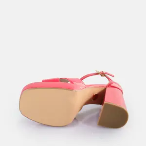 Kilsandaler för kvinnor Buffalo May Cross - Vegan Patent image-6