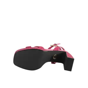 Women's sandals Buffalo Cherry Spark - Vegan Suede image-5