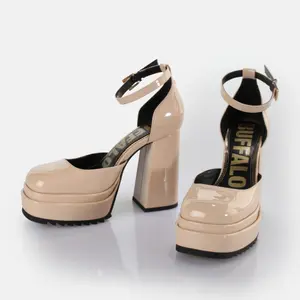 Women's high heel shoes Buffalo May W Dorsay - Vegan Patent image-3