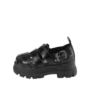Sandálias de plataforma feminina Buffalo Aspha Fsh - Vegan Box Nappa image-0
