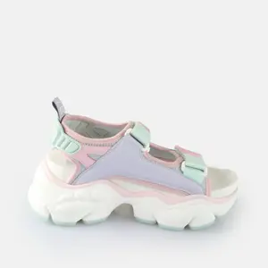 Sandálias de plataforma feminina Buffalo Binary Track - Vegan Lycra/Rubber image-0