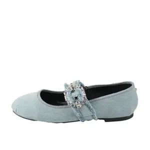 Mules femme Buffalo Daphne Glam - Vegan Denim