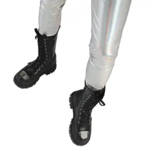 Botas de napa femininas Buffalo Aspha Steel Hi image-2