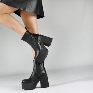 Dameslaarzen met rits Buffalo Killah - Vegan Nappa Mid image-1