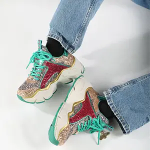 Damestrainers Buffalo Binary Glam - Vegan Glitter image-4