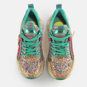 Damestrainers Buffalo Binary Glam - Vegan Glitter image-3