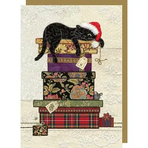 Doppio biglietto di Natale Bug Art image-0