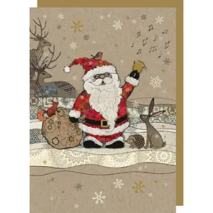 Doppelte Weihnachtskarte Bug Art image-0