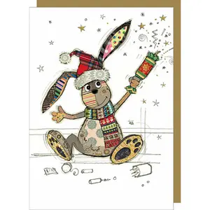 Carte double Noel Bug Art image-0