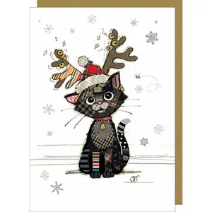 Doppelte Weihnachtskarte Bug Art image-0