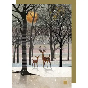 Doppio biglietto di Natale Bug Art image-0