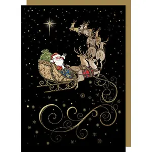 Doppelte Weihnachtskarte Bug Art image-0