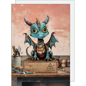 Carte cadeau double Kiub Bug Art S006 image-0