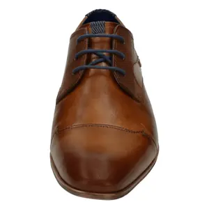 Leather Lace-Up Derby Shoes Bugatti image-3