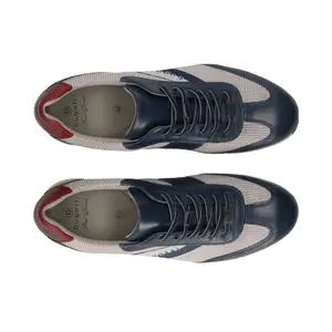 Sneakersy ze skóry Bugatti image-3