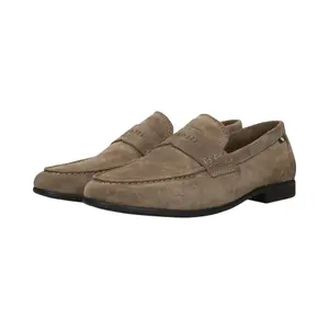 Loafers i läder Bugatti image-1