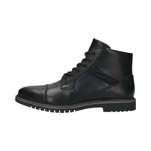 Runde Stiefeletten aus Leder mit synthetischer Sohle Bugatti